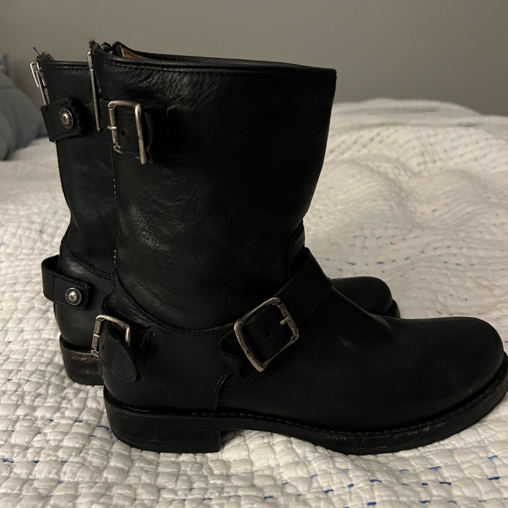 Frye moto boots
